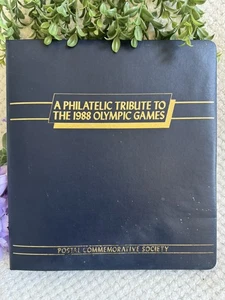 Komplettes Briefmarkenalbum Olympiade Seoul 1988 Postal Commemorative Society 23 Seiten - Bild 1 von 20