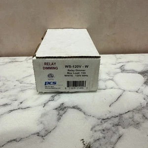 PCS 0-10V Relay Dimmer Wall Switch, 120V, White (WS-120V-W) - Picture 1 of 3