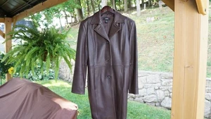ALFANI BRAUNER ECHTLEDERMANTEL Damen Medium (#120) - Bild 1 von 7