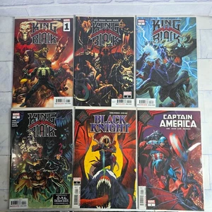 King In Black Comic Bundle Issue 1 - 4 + Issue 1 Captain America + Black Knight - Imagen 1 de 5