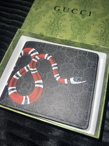 Portafoglio Serpente Gucci Nuovo Con Scatola E Pochette - Foto 1 di 6