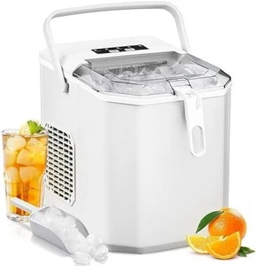 Countertop Ice Maker – 26lbs/Day, 9 Cubes in 6 Min, Self-Cleaning, Portable - Picture 1 of 7