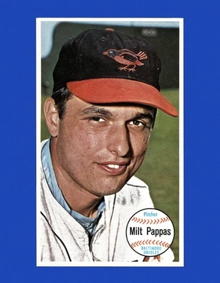 1964 Topps Giant Set-Break #5 Milt Pappas como nuevo *GMCARDS* Foto 1 de 2