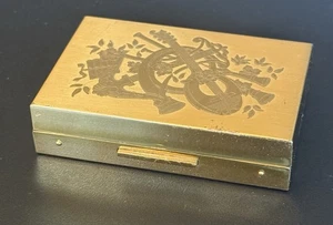 Vintage Elgin American Musical Compact Puderdose - Bild 1 von 7
