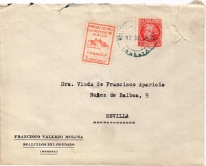 SCW 1936 cover from Bollullos del Condado (Huelva) local label. Vermouth (3318) - Picture 1 of 2