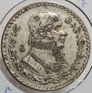 Moneda de Plata Circulada México 1962 1 Un Peso Grande México Morelos - ENVÍO GRATUITO - Imagen 1 de 2