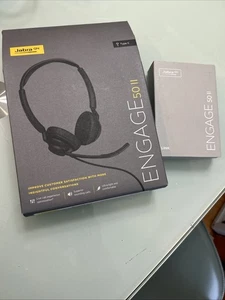 Jabra Engage 50 II W470 Wired Stereo Headset with Link Call Control USB-A UC W24 - Picture 1 of 13