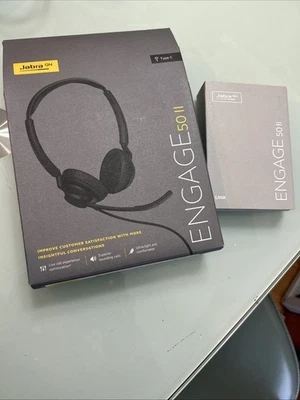 Jabra Engage 50 II W470 Wired Stereo Headset with Link Call Control USB-A UC W24 - Image 1 of 4