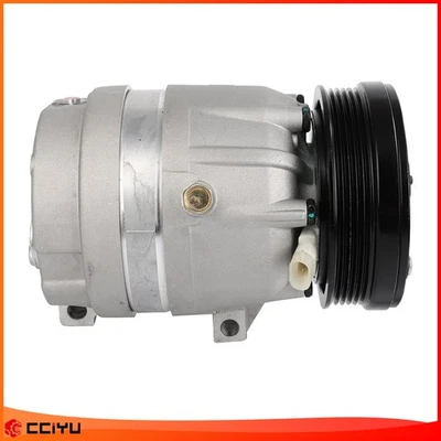 A/C Compressor w/ Clutch for Buick Skylark 1996-1998 Pontiac Sunfire 2.4L 96-02 - Imagem 1 de 4