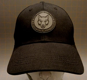 NUEVO SIN ETIQUETAS Ajustable Correa Pairi Daiza Zoo Goma Lobo Parche Sombrero Gorra NUEVO - Imagen 1 de 4