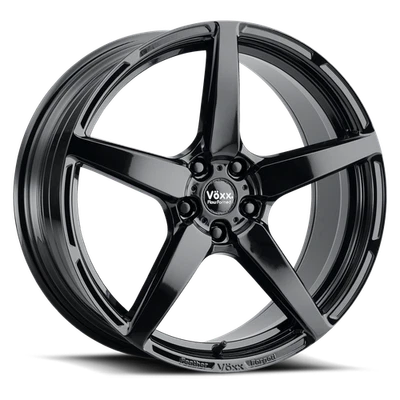 Voxx Modena 18x8.5 +35 Gloss Black Wheel Rim 5x120 (QTY 1) MOD 885-5120-35 GB Foto 1 de 4