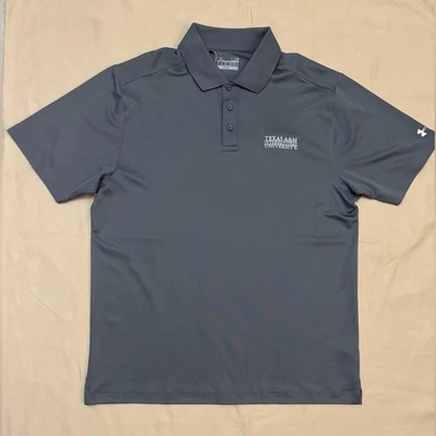 Camisa polo Under Armour Texas A&M International University gris para hombre talla grande Foto 1 de 4