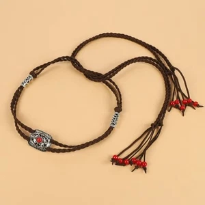 Hanfu Headwear Forehead Head Chain Tibetan Dance Hair Accessories Women Man - Picture 1 of 19