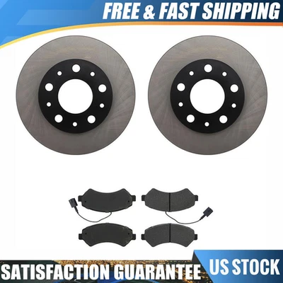 Pastillas de freno delanteras y rotores Centric para Ram ProMaster 1500 3,0 L 2019 2018 2017 Foto 1 de 4