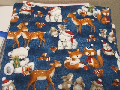 Tela de algodón Wilmington Prints WOODLAND GIFTS de 2 yardas Foto 1 de 2