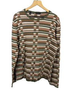 Saks Fifth Avenue Brown Sweater – Luxury Fashion – Size XL (10/10) - Picture 1 of 4