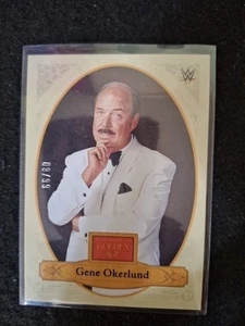 Gene Okerlund 2023 Panini Chronicles WWE Golden Age Blue Parallel 08/99 Card #180 - Bild 1 von 4