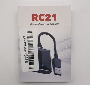 RC21 Wireless Carplay, Android Adapter Smart Car Adapter New - Picture 1 of 2
