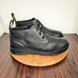 Dr Doc Martens Sussex Herren 11 Stiefel Chukka Schwarz Pebbled Leder Industrial  - Bild 1 von 10
