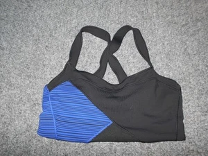 Lululemon DAMEN-SPORT-BH USA 6 SCHWARZ & BLAU - Bild 1 von 2