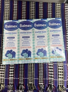 4 Pack Sealed Balmex Baby Diaper Rash Cream w/ Zinc Oxide Soothing 4oz Exp 01/24 - Picture 1 of 4