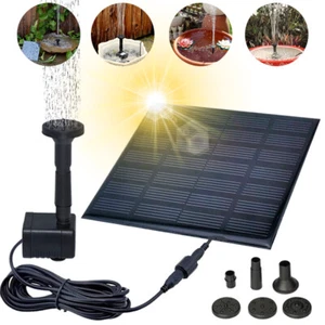 Fontäne Pumpe Neu Solar Pumpe Teichpumpe Springbrunnen Gartenbrunnen Brunnen DHL - Bild 1 von 12