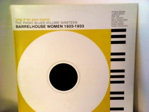 Barrelhouse Women Piano Blues Vol 19 Play It For Your Mama Vinyl 12" UK LP NM - Imagen 1 de 1