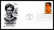 US FDC  # 3509 34c Frida Kahlo  ArtCraft  2001, 9g095