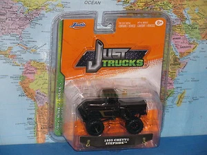 JADA JUST TRUCKS 1955 CHEVY STEPSIDE #031 BLACK DIE-CAST **BRAND NEW** - Picture 1 of 7