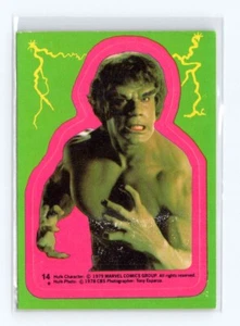 1979 Topps Stickers #14 The Incredible Hulk Marvel TV Show - Picture 1 of 2
