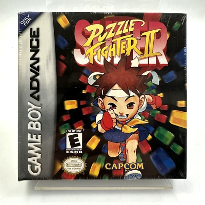 GBA Super Puzzle Fighter II Turbo, New And Sealed - Image 1 of 4