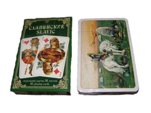 Baraja de 36 cartas arte eslavo bromista popular - Imagen 1 de 2