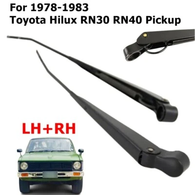 Par de brazos limpiaparabrisas delanteros para camioneta Toyota Hilux RN30 RN40 1978-1983 LH+R Foto 1 de 4