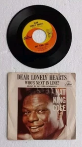 Nat King Cole -  Dear Lonely Hearts / Who's Next In Line? 7" 45 Vinyl MINT NOS - Picture 1 of 6