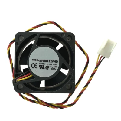 For Delta EFB0412VHD-F00 DC12V 0.18A 40*40*20mm 1U Server Cooling fan 3Pin - Image 1 of 3