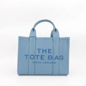 Marc Jacobs Borsa Donna La Piccola Pelle Tote Bag Blu OS - Foto 1 di 12
