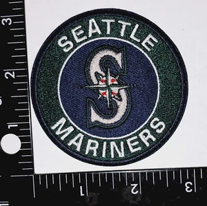  SEATTLE MARINERS BASEBALL IRON ON PATCHES - Picture 1 of 3