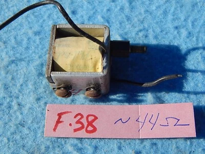 AMI A B Mechanism Record Rack Cancel Solenoid Assembly F-38 ~ 41 ohms - Image 1 of 4