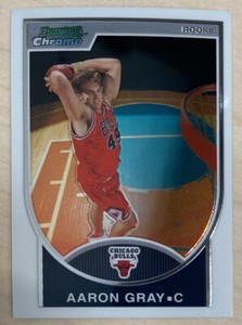 AARON GRAY RC - 2007-08 Bowman Chrome #142 [1258/2999] - CHICAGO BULLS