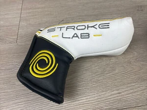 Odyssey Stroke Lab Blade Putter Cover Bianco e Nero Magnetico BELLO! - Foto 1 di 5