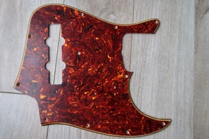 '62 '71 Fender Jazz Celluloid Pickguard Tortoise USA Vintage RI 60's Beautiful - Picture 1 of 16