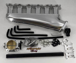 RB25 RB25DET Intake Manifold Fuel Rail Throttle Body 90mm GTR Skyline R34 Neo US - Bild 1 von 9