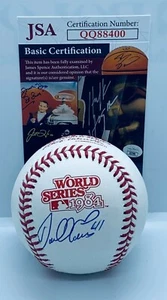 Darrell Evans Detroit Tigers signed 1984 World Series Baseball Ball JSA - Picture 1 of 2