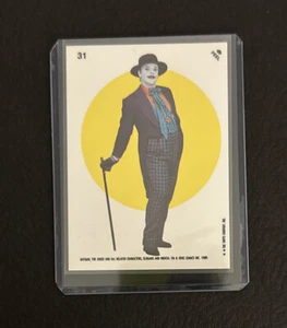 Topps Batman (1989 Series 2) Sticker/Puzzle Card #31 Orange Border (C) Neu/Scharf - Bild 1 von 2