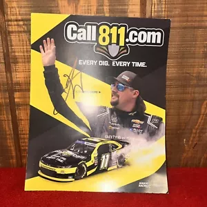 Autographed Josh Williams Kaulig Racing NASCAR Race Car Hero Post Card Picture - Picture 1 of 2