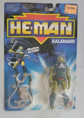 NUEVA FIGURA DE ACCIÓN VINTAGE AÑOS 80 MATTEL HE MAN KALAMARR MAESTROS DEL UNIVERSO C50 Foto 1 de 2