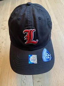 Men's Top of the World Black U of Louisville Cardinals Adjustable Cap/Hat - Picture 1 of 7