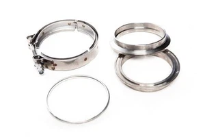 2.5" V-Band and Machined Full Stainless Flange clamp assembly gasket (87mm OD) - Picture 1 of 1