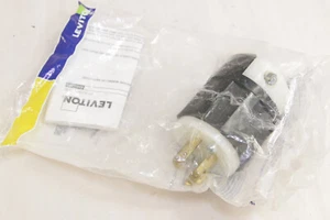Leviton 3-Pole Locking Plug 021-2411-PB L14-20P 4-Wire grounding 20A 125/250 NOS - Picture 1 of 3