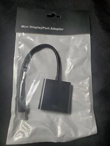Mini DisplayPort to VGA Adapter Display Port DP For MacBook Pro Air Thunderbolt - Picture 1 of 4